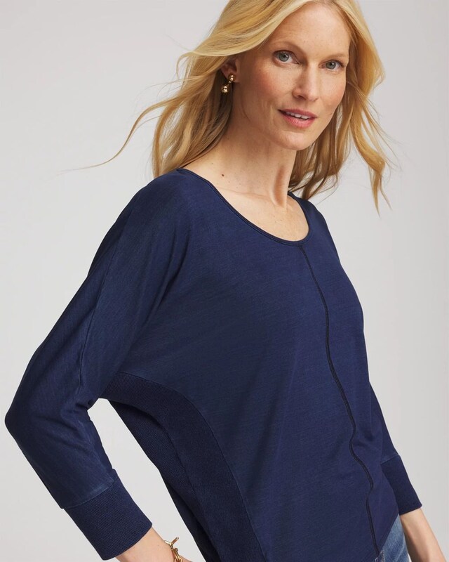 Dolman Denim Tee - image 4
